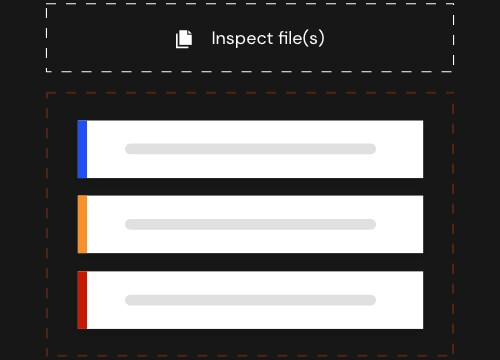 Inspect files menu