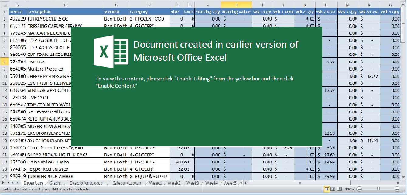 microsoft office excel update lure