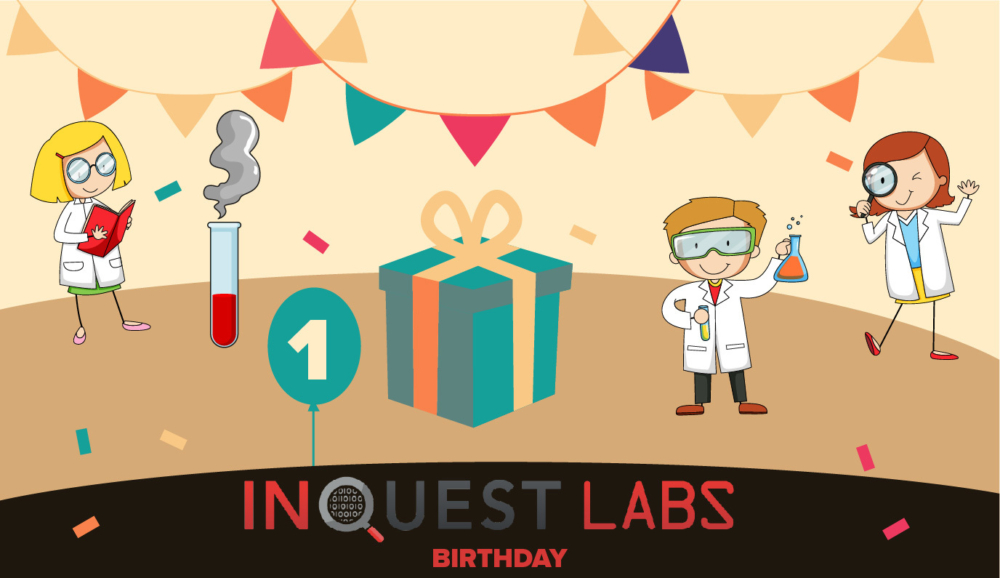 InQuest Labs birthday banner